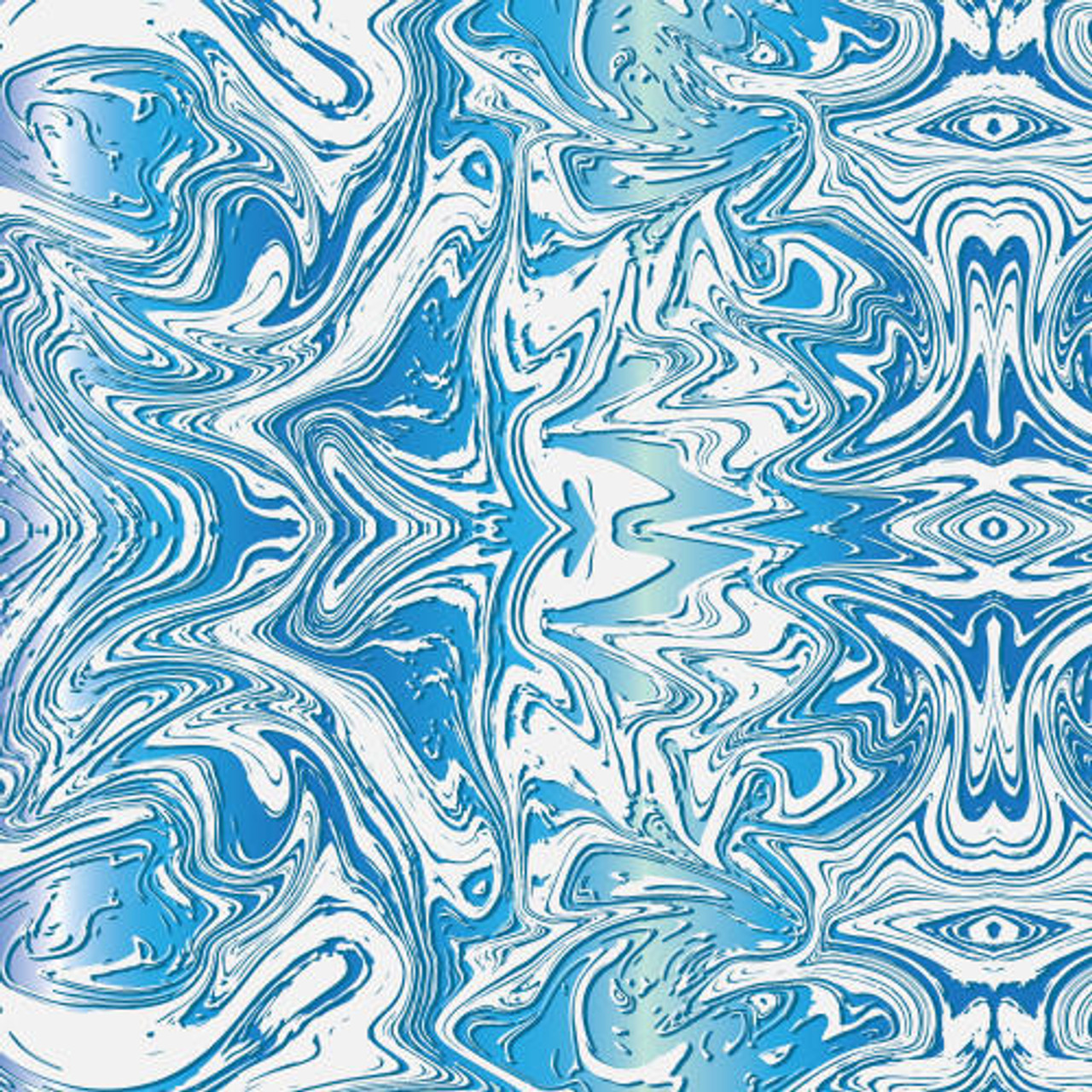 Blue Water Marble - Adhesive Vinyl Pattern